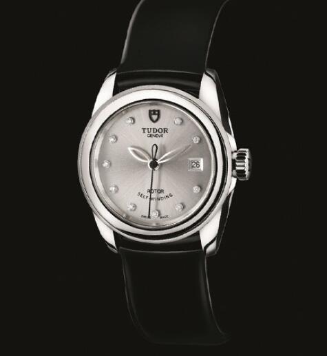 Replica Tudor women watch Glamour Date 51000 Steel - Leather Bracelet Replica Tudor women watch Glamour Date 51000 Steel - Leather Bracelet